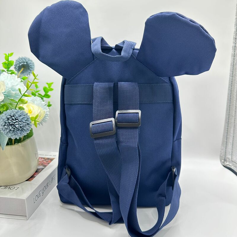 Benang warna-warni disesuaikan tas perjalanan bayi permen personalisasi tas buku bordir Nama kartun lucu tas anak laki-laki dan perempuan