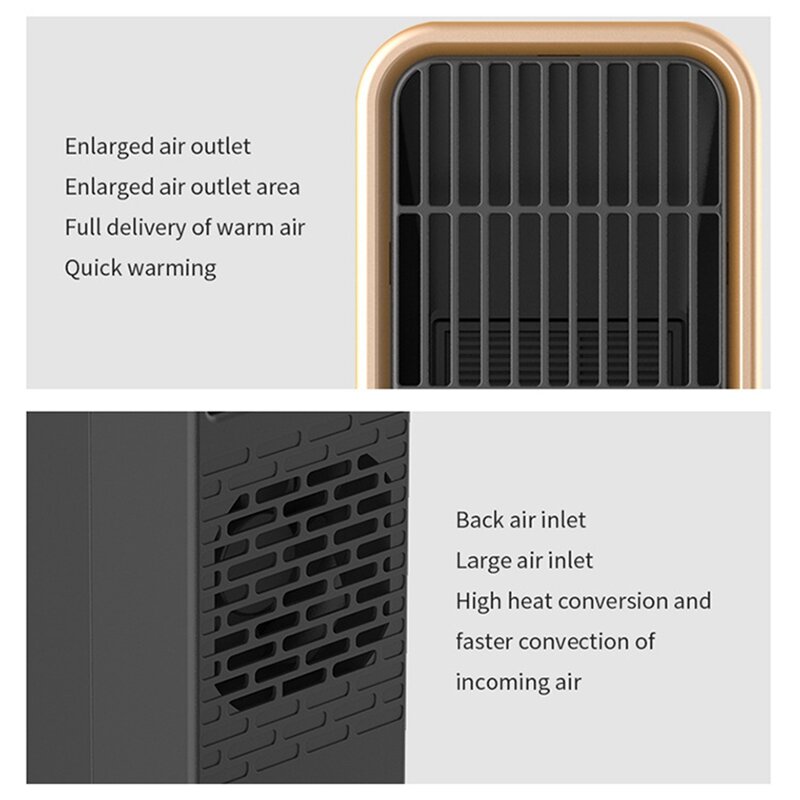 Elektrische Kachel Luchtverwarmer Voor Kamerverwarming Warmer Bescherming Tegen Oververhitting Keramische Kachel