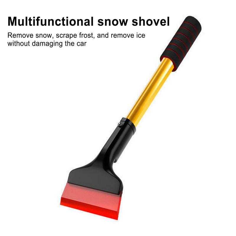 Rascadores de hielo para parabrisas de coche, pala de nieve para vehículo pequeño, imprescindible para invierno, para camión, SUV, Rv, Auto Convertible