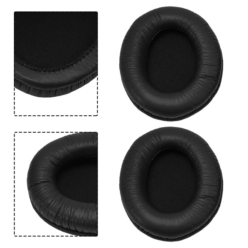 Ear Pads Ear Cushions Accessories Black Earpad Flexible Foam Cushion Head Cushion Headphone For Sennheiser HD202