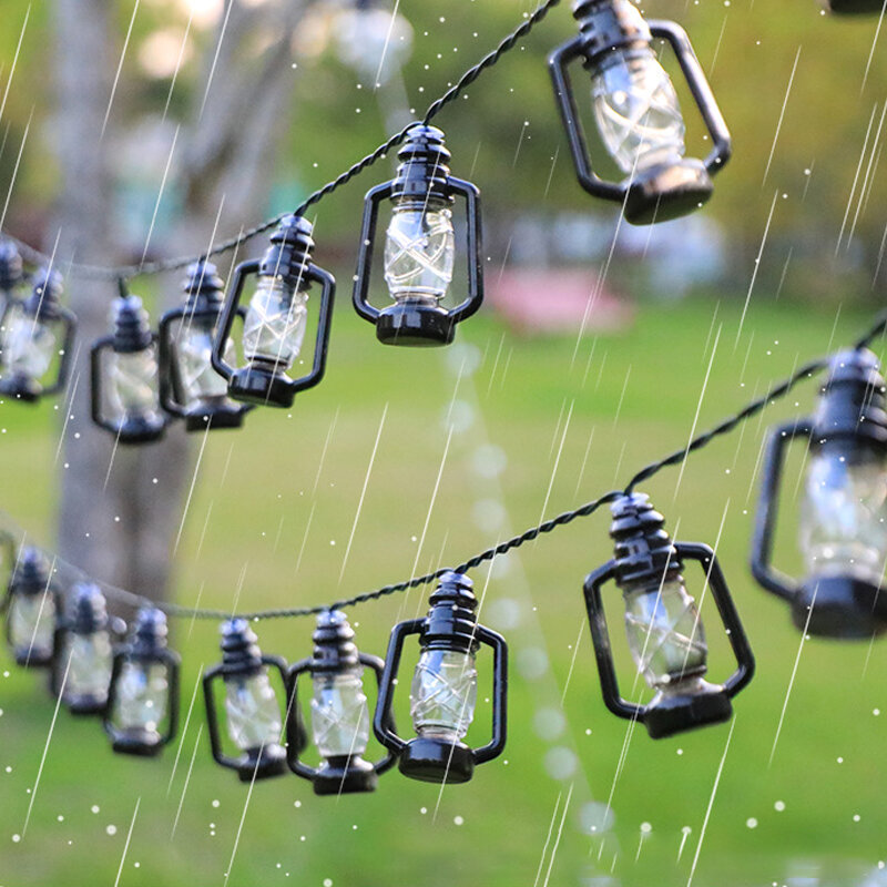 LED سلسلة مصباح للطاقة الشمسية الكيروسين زجاجة ، سلسلة ضوء الرجعية ، زينة عيد الميلاد ، جو الحديقة ، التخييم في الهواء الطلق