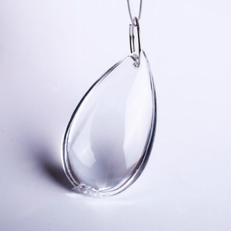 50mm szklany krystalicznie czyste kolorowy żyrandol części pryzmatyczne lampa z kroplami wody wisiorki do łzy