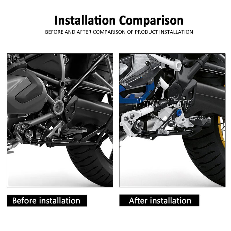 Palanca de cambios de aluminio CNC para motocicleta, juego de Pedal Maestro de freno para BMW R1250GS R1250 GS ADVENTURE ADV R 1250 GS HP, novedad