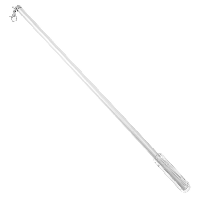 Aluminum Curtain Pull Rod Metal Snap 21.8 Inch Push Wand Drapery Grommet Curtains Blind Opener Stick