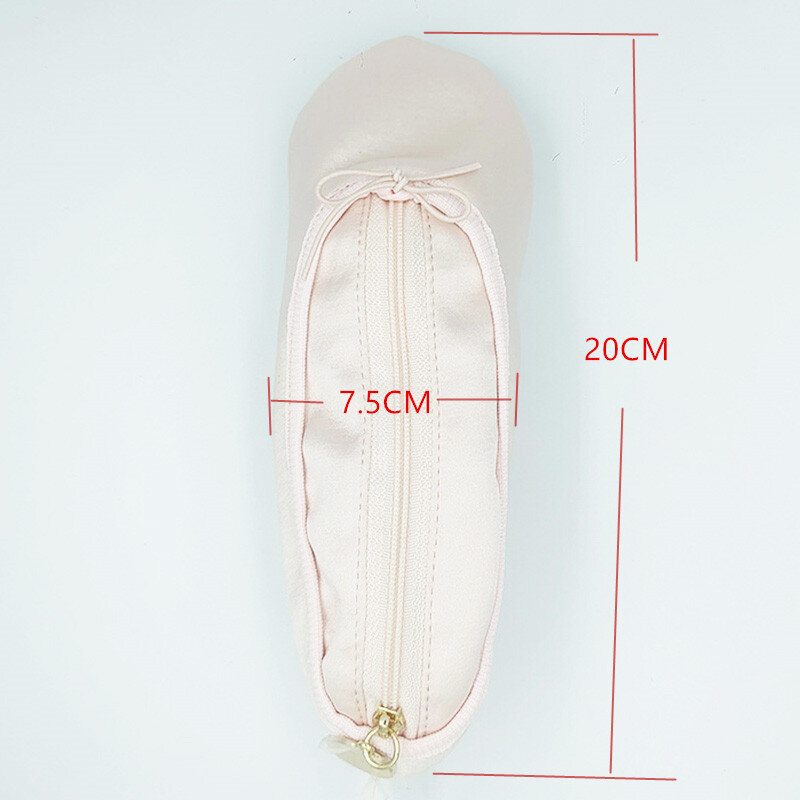 USHINE  Ballerina Satin Ballet Pointe Shoe Pencil Case Purse Keyring For Dance Lovers