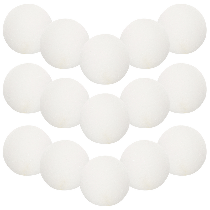 Giallo pagliaccio bianco spugna palla accessori trucco Costume puntelli partito 0 pezzi decorativo