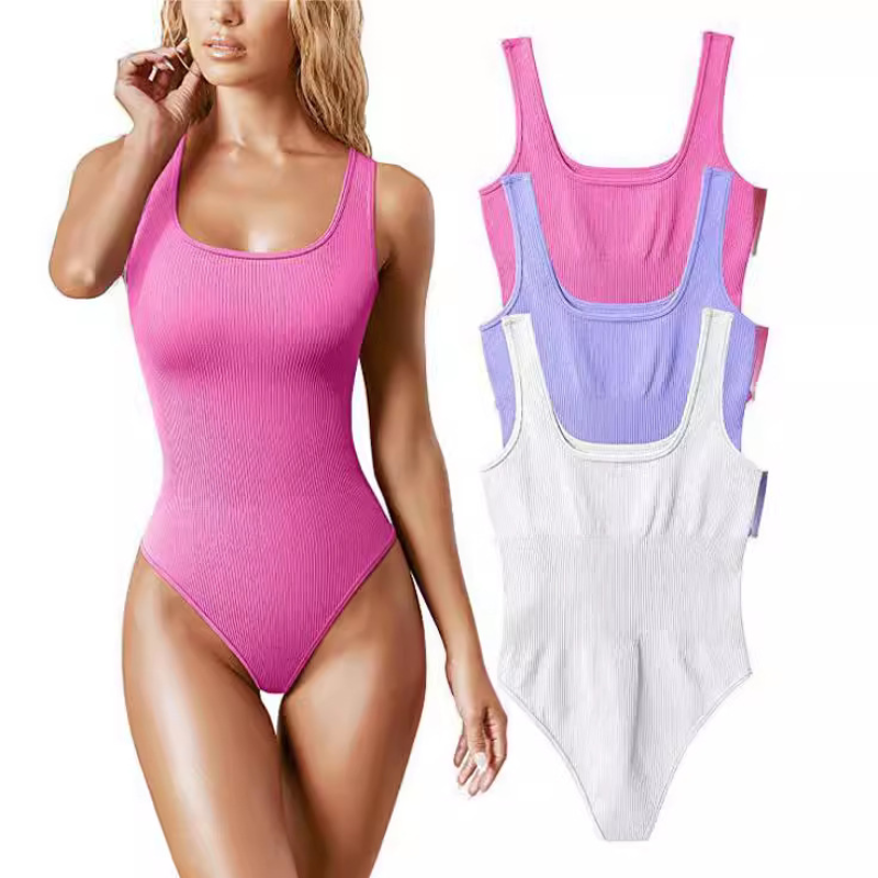 Spring/Summer European and American Sexy Women's Jumpsuit V-neck Sleeveless Vest Tight and Age Reducing Jumpsuit