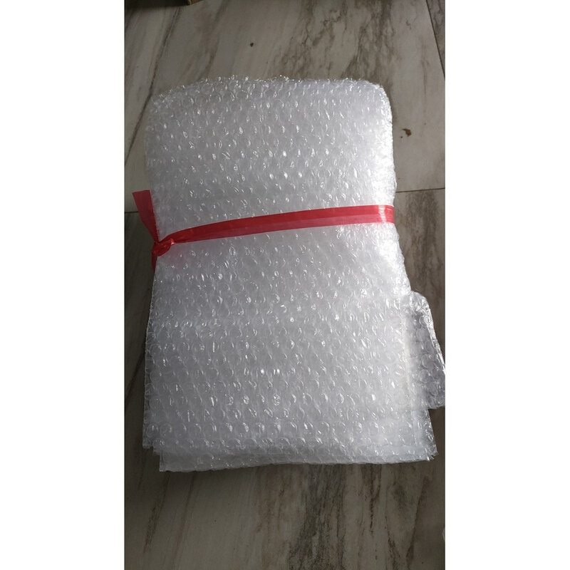50pcs 20x30cm Plastic Wrap Envelope White Bubble Packing Bags PE Clear Shockproof Packaging Bag Double Film Bubble Bag