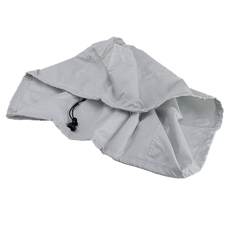 Gray Waterproof Heavy Duty Outboard Boat Hood Motor Engine Protector Cover For 30HP-60HP 600D Oxford Fabric