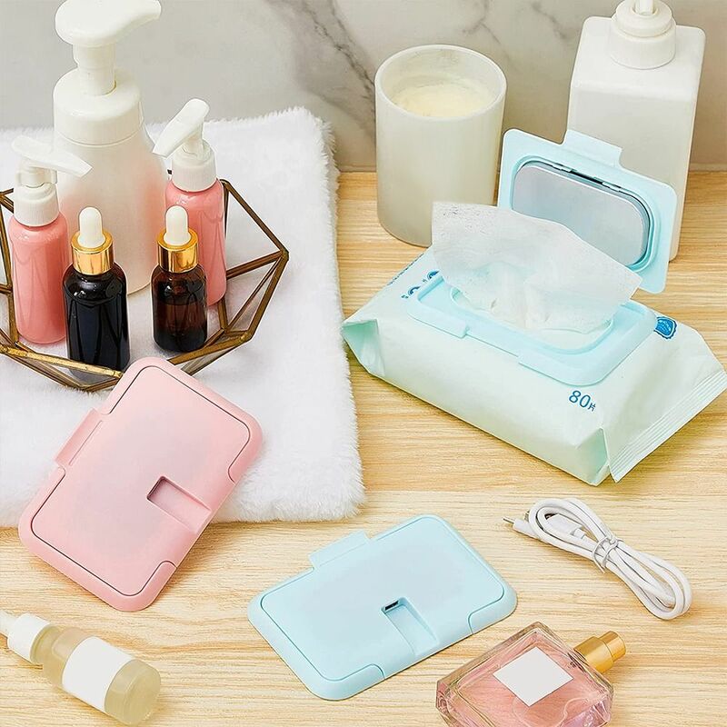 Thermal Warm USB Portable Wet Towel Heater Mini Napkin Heating Cover Baby Wipes Heater Wipe Heater Baby Wipe Warmer