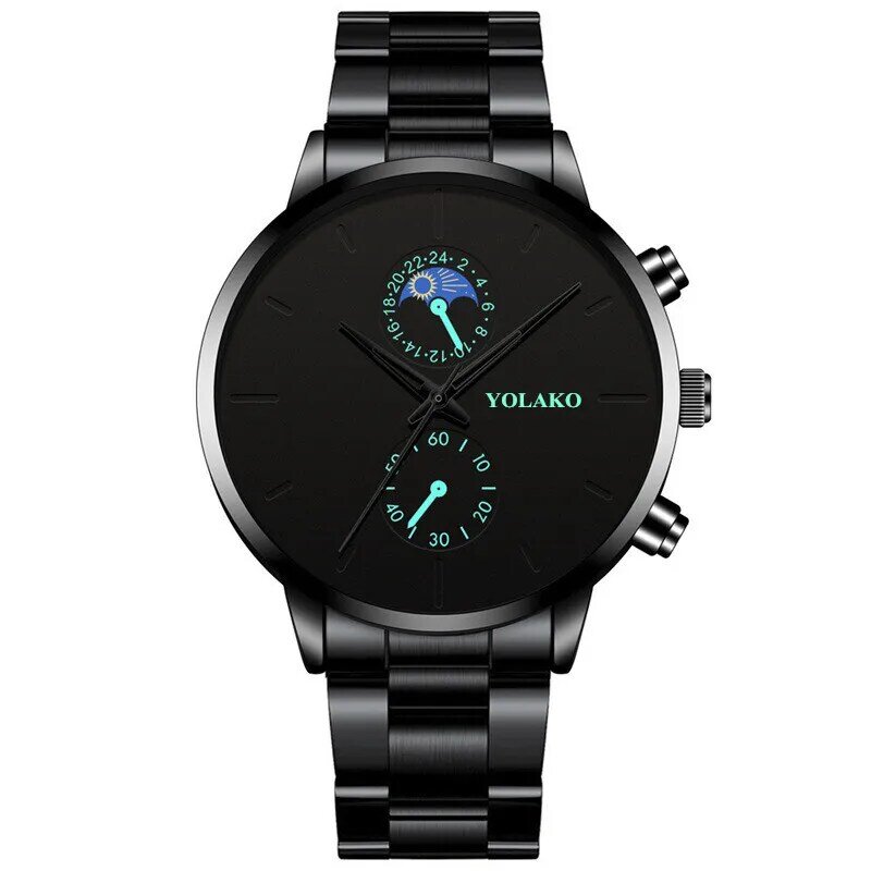 Relógio para homem relógio masculino quente simples negócios relógios de luxo moda aço inoxidável relógios de quartzo relógio de luxo