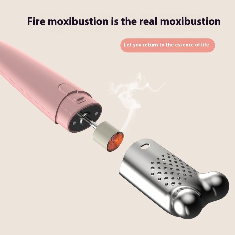 Face moxibustion stick portable moxibustion home beauty scraping beauty instrument peach flower moxibustion moxibustion
