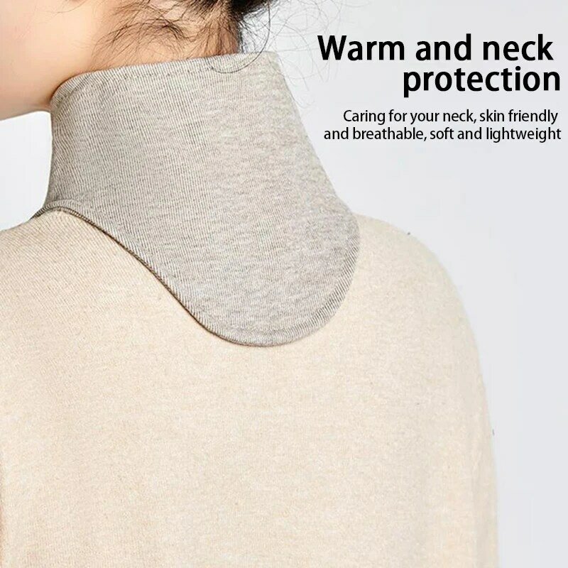 Syal Modal hangat Leher serviks syal leher tetap hangat Aksesori Pria Wanita dingin pencegahan hangat syal leher pendek