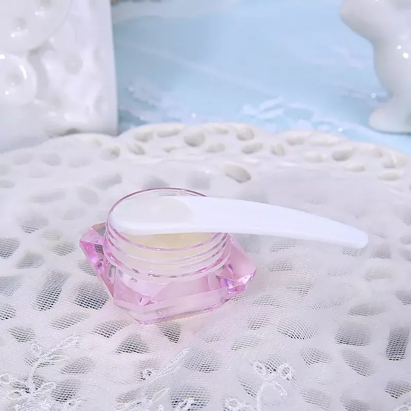 10pcs Makeup Mask Cream Spoons Mini Cosmetics Mixing Spatula Disposable Curved Scoop Face Eye Cream Stick Beauty Tool Kits
