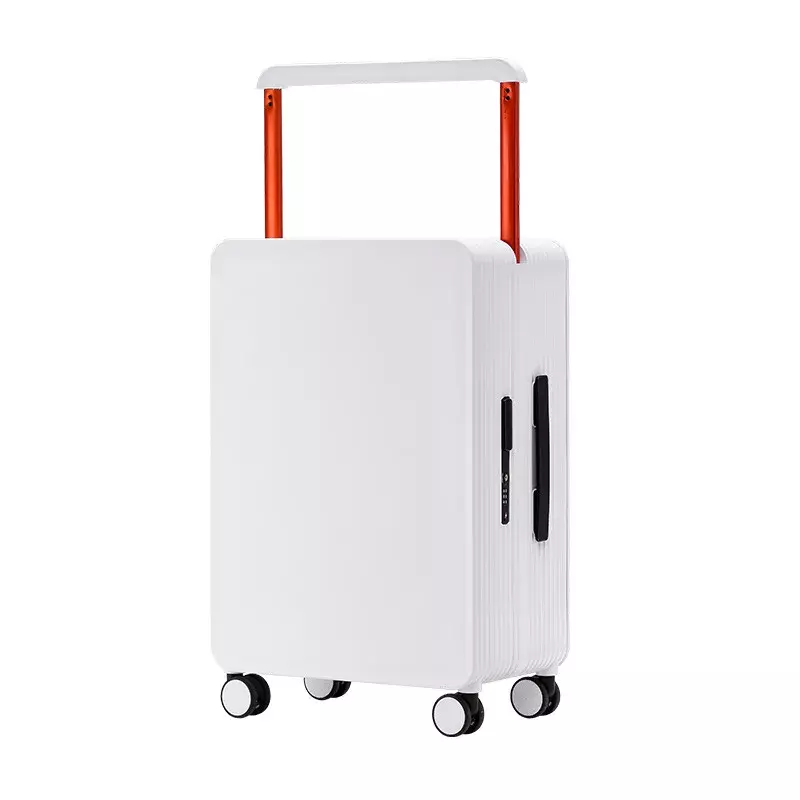 (015) valigia trolley larga, valigia trolley anteriore doppia antigraffio 20 pollici
