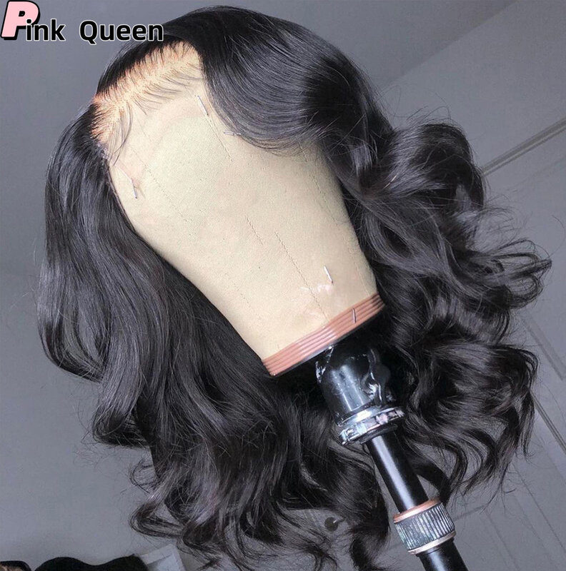 13*2.5 lace front wig Womens chemical fiber short style synthetic lace wig high quality girl curls new fashion hairpiece