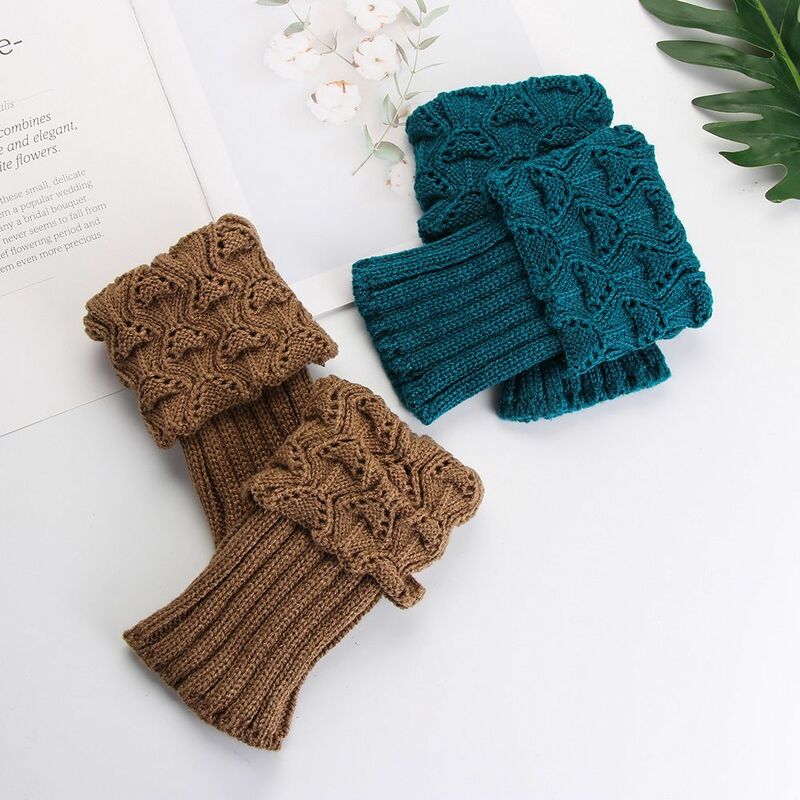 1 Pair Toppers Shoes Accessories Crochet Women's Fashion Boot Socks Foot Cover Boot Cuffs Leg Warmers