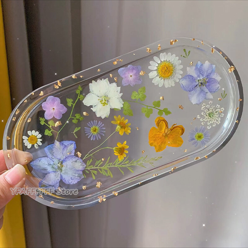 에폭시 송진 충전용 말린 꽃 진짜 천연 식물 압착 꽃, DIY 실리콘 몰드 재료 패키지, 보석 공예 제작