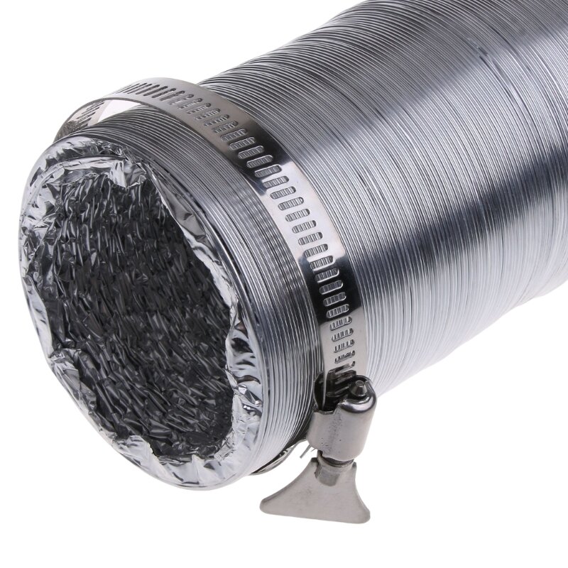 Mangueira ventilação do secador da canalização da folha alumínio do ar 75mm para a ventilação 1.5/3/6m dropship