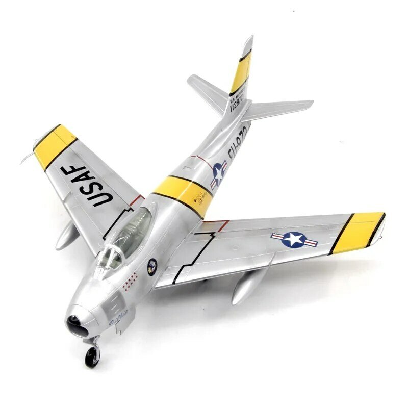 طائرة حربية من SABR مجموعة موديلات أو هدايا من البلاستيك الفضي ، Easymodel ، 1:72 ، FU513 ، FU972 ، ثابت عسكري