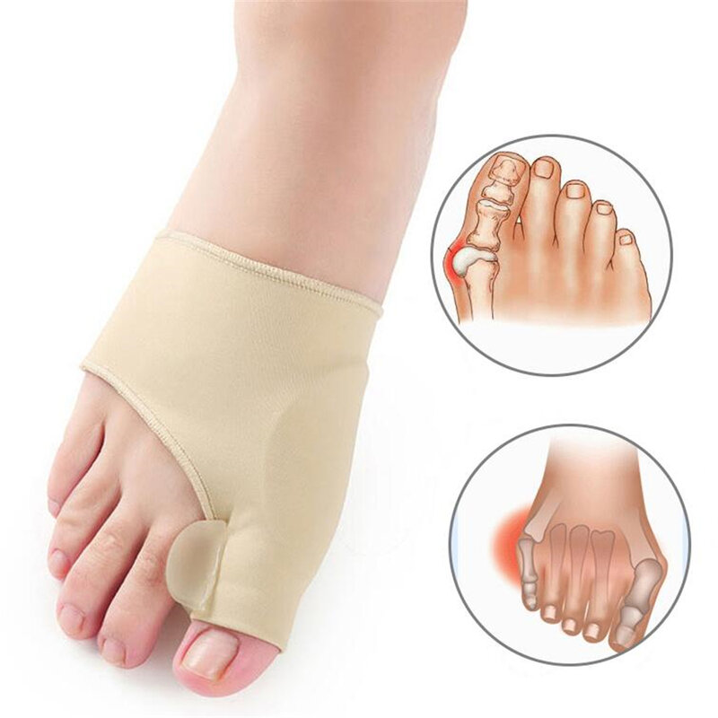 Ortopédico Toe Separator, Hallux Valgus Bunion Corrector, Hammer Toe Straightener, Pé Pain Relief, Pedicure Tools, Foot Care, 1 Par