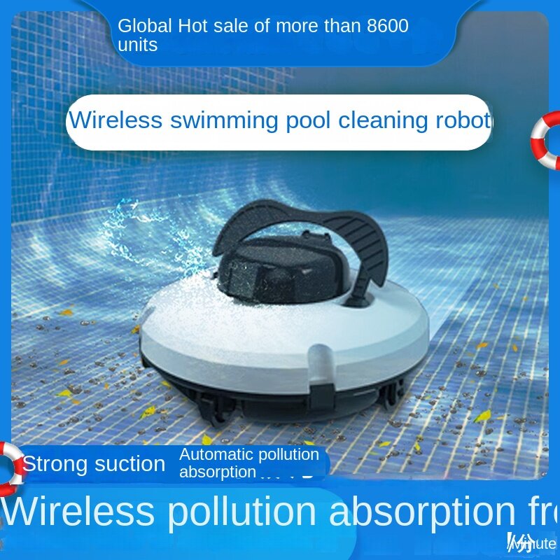 Máquina de succión para piscina, aspiradora subacuática inferior, equipo de filtración totalmente automático, robot de limpieza