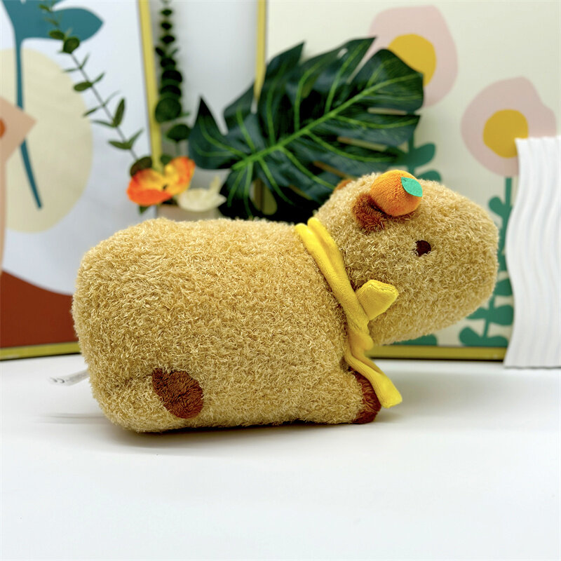 Amuse Capybara Mochi Plush Real Life Fluffty Capybara Plush Toy Cute Capybara Plushie Dolls