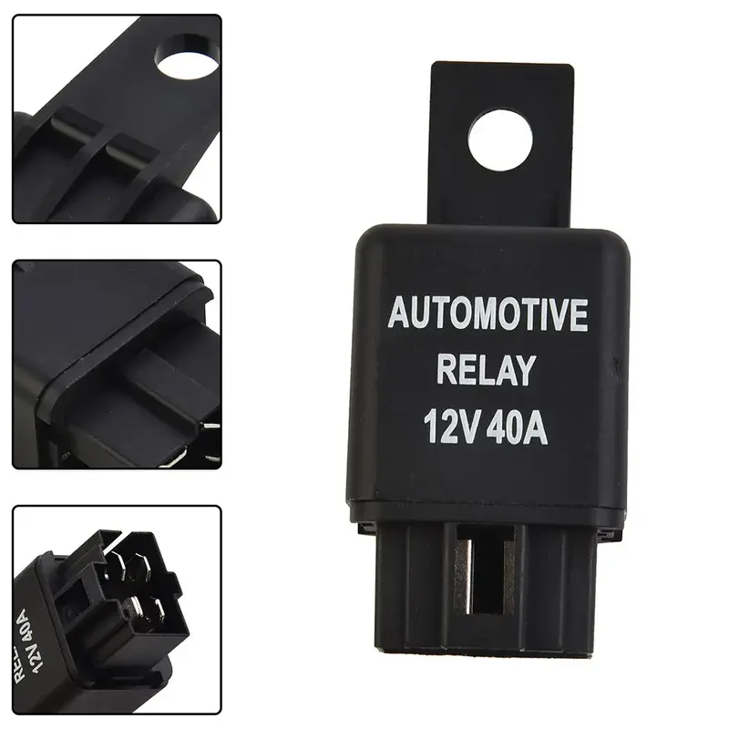 Replacement Car Relay For Fog Lights For Stereo Part 1pcs DC 12V 40A Automotive 4-Pin SPST Accessory High Quality