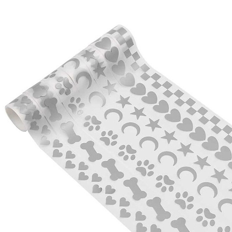 Stiker reflektif untuk pakaian Stamping Foil Transfer panas Film vinil pita reflektif DIY besi pada kain