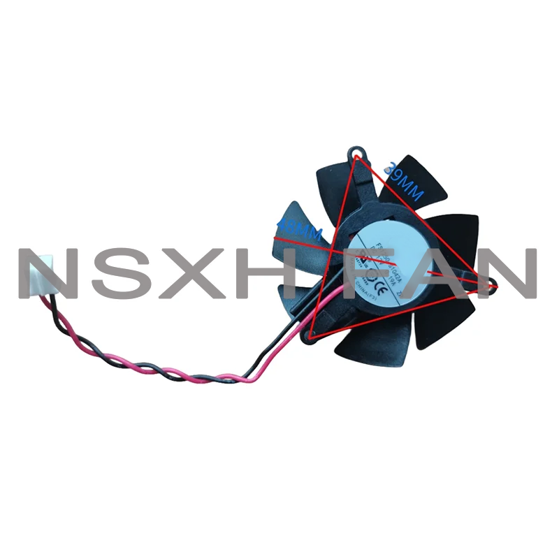 Original For ARX FS1250-S1042A FS1250-A1042A FS1250-A1142A FS1250A1342A 12V 0.19A 2-Wire Server Cooling Fan