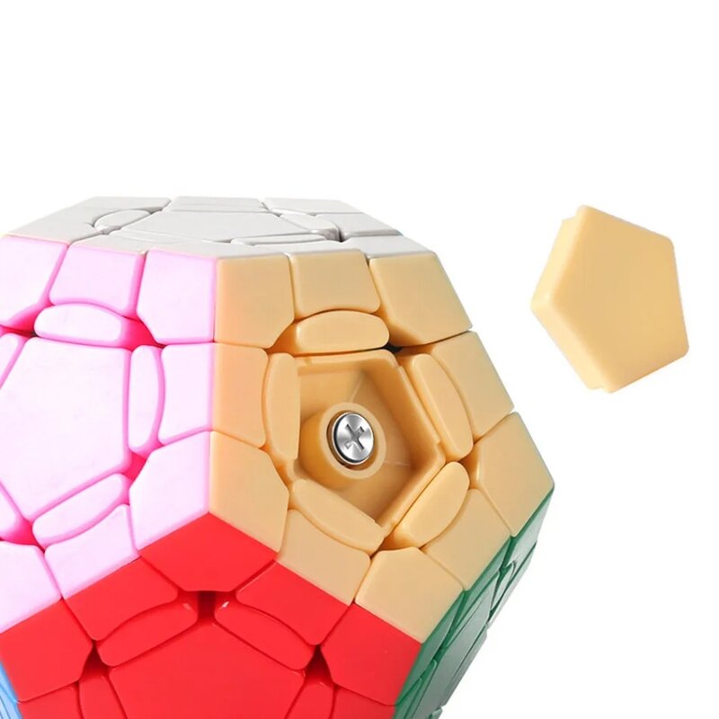 Shengshou المكعب السحري الاحترافي Dodecahedron ، مكعب اللغز اللاصق ، 3x3 مجنون ، لعبة هدية تعليمية