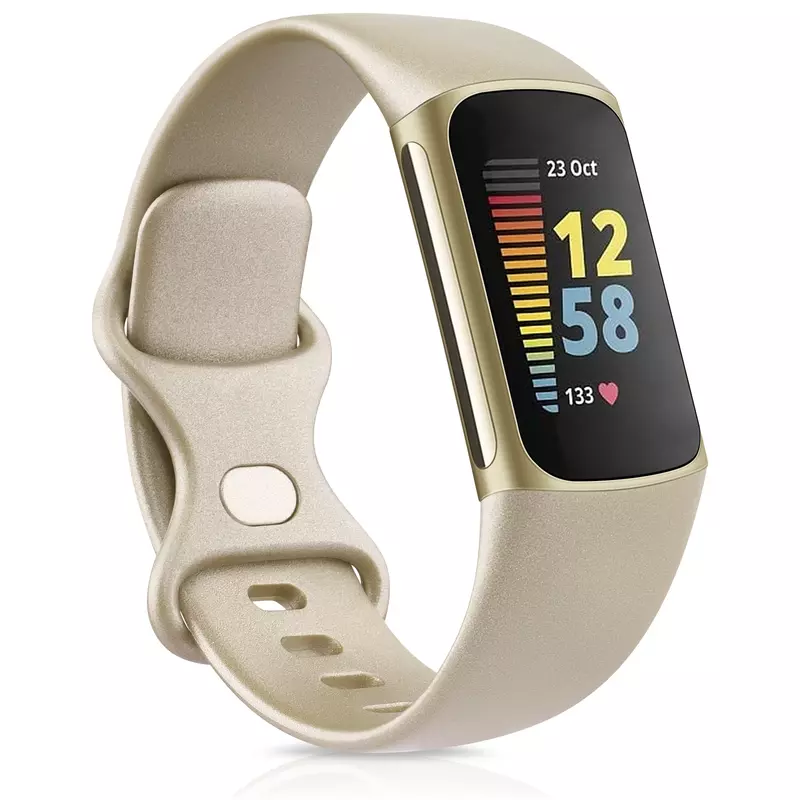 Correa de reloj para Fitbit Charge 5, pulsera deportiva de TPU de repuesto, accesorios para reloj inteligente Fitbit Charge 5