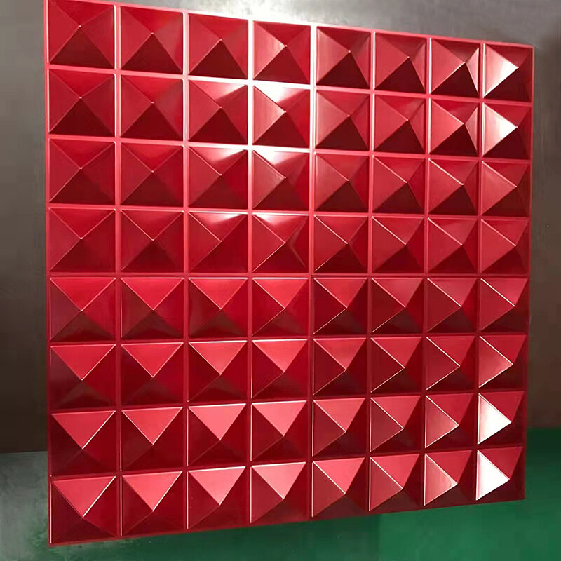 Panel de pared 3D geométrico para renovación de casa, pegatina de pared 3D no autoadhesiva, azulejo de arte, papel tapiz 3d para techo de habitación y baño, 30cm