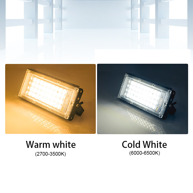 防水LEDフラッドライト,IP65規格に準拠,屋外照明,庭に最適,100/110 W, AC 220V,V。