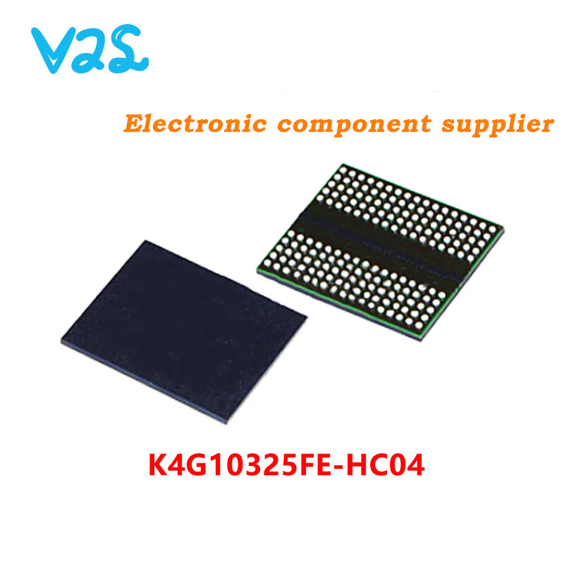 (4 buah) K4G10325FE-HC04 produk yang sangat bagus uji 100% Chipset HC04 BGA Chipset bola reball