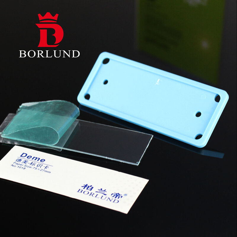 Borlund-Personalizado Acrílico Board Nome broche, Pin Tag personalizado, placa de identificação