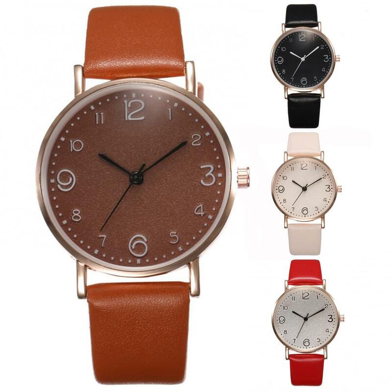 Women Luxury Quartz Alloy Watch Ladies Fashion Stainless Steel Dial Casual Bracele Leather Wristwatch Zegarek Damski Reloj Mujer