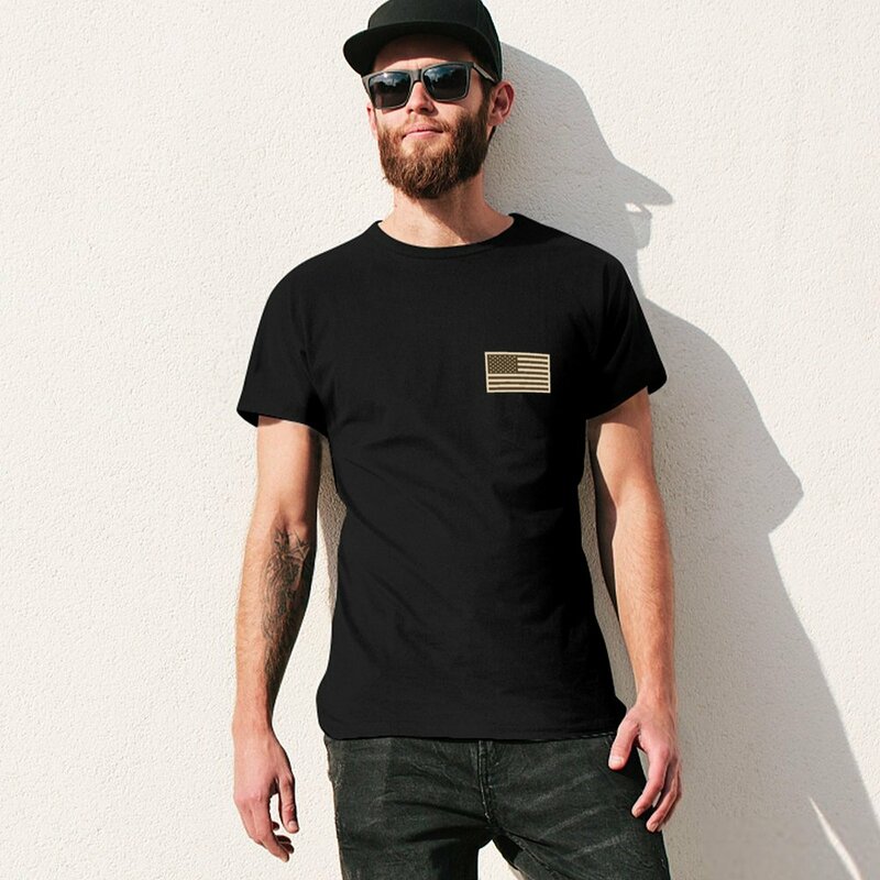 Desert Old Glory T-Shirt Nieuwe Editie Zomerkleding Sneldrogende Effen T-Shirts Heren