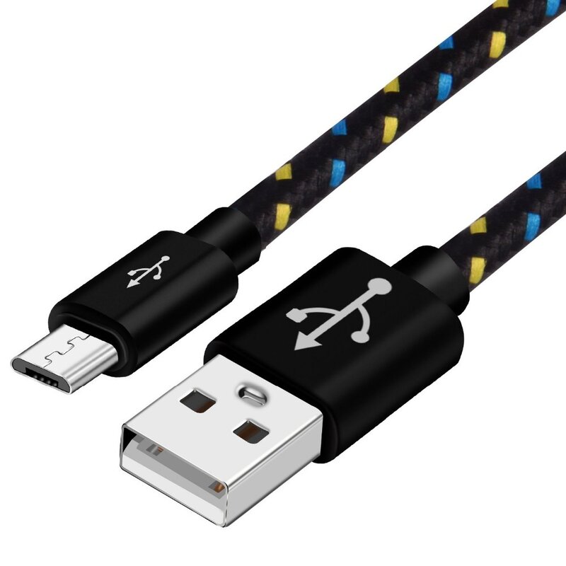 Micro-USB-Kabel 1m/2m/3m Daten synchron isation USB-Ladekabel für Samsung Huawei Xiaomi HTC Android-Handy Nylon geflochtene Micro usb Kabel