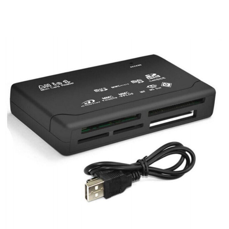 Uniwersalny czytnik kart USB 2.0 Adapter czytnika kart SD Obsługa TF CF SD Mini SD SDHC MMC MS XD