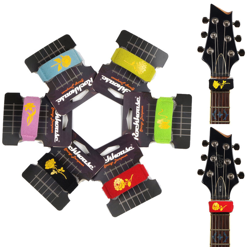 Alat musik bungkus gitar tali gitar 18cm X 2.4cm tanpa tali suara peredam kejut kapas elastis tinggi
