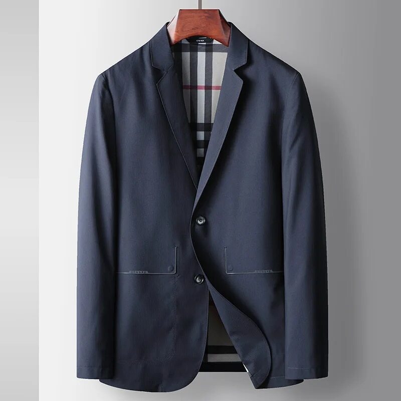 7650-T-Men's Autumn Suit Double Button Business Suit Customized Slim Fit Professional Suit Autumn Suit Customized Suit