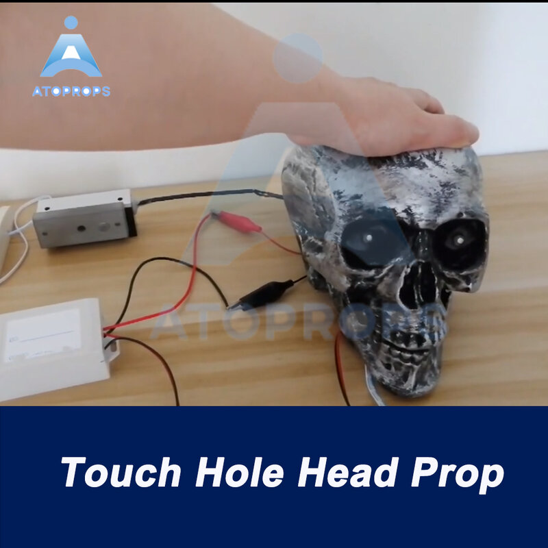 Escape Zimmer Requisiten Touch Loch Kopf Prop Hände Verwenden zu Berühren die Loch Kopf für mehrere sekunden zu öffnen die tür kammer ATOPROPS