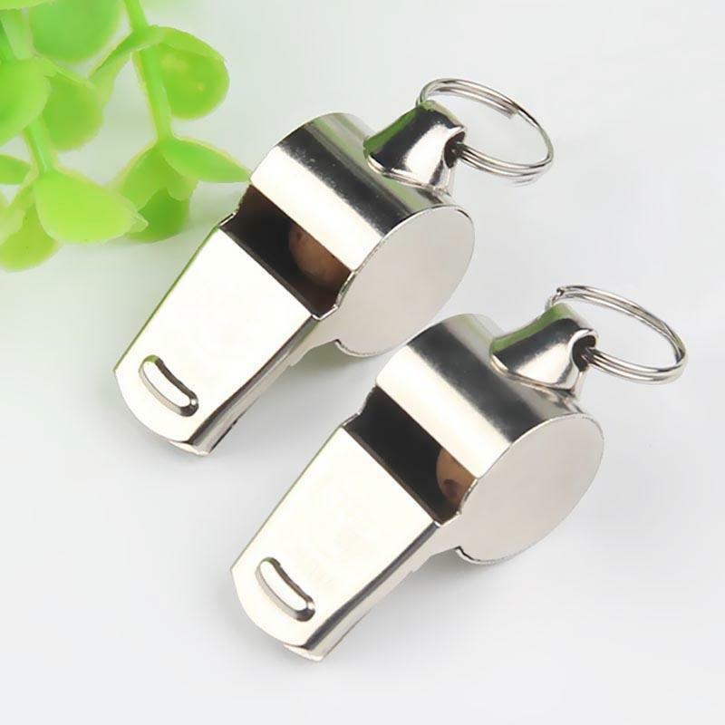3 Pcs Metal Whistle Referee Sport Rugby Party Training School Soccer Football