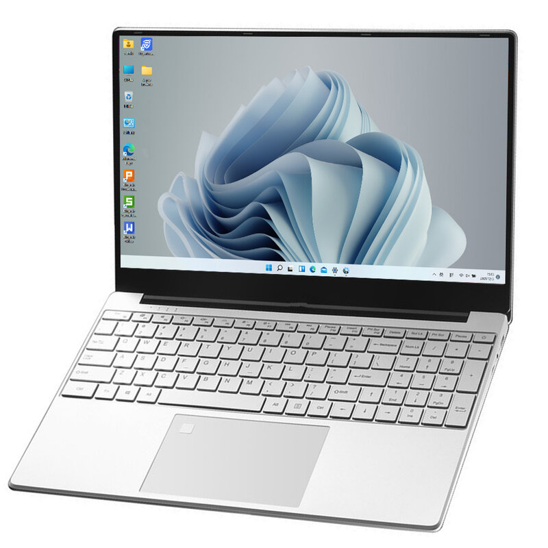 Laptop Gaming portátil, 15.6 Polegada tela IPS, 16GB de RAM, 256GB SSD, Intel Celeron N5095, Netbook Negócios, Windows 10 11, Novo, 2023