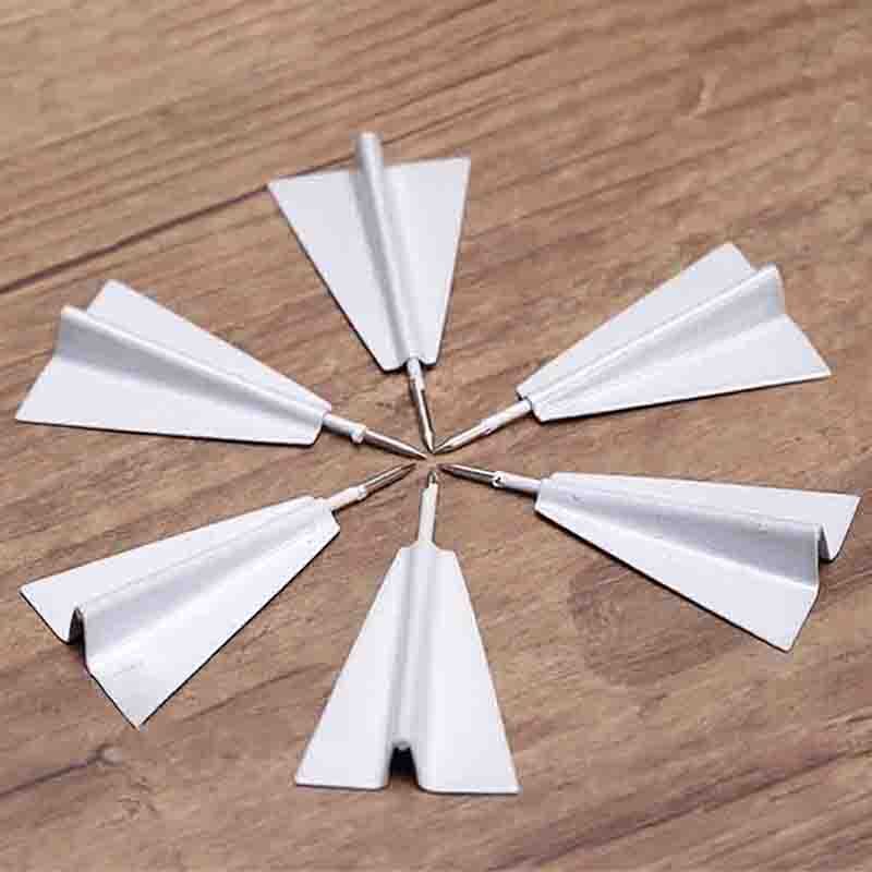 6 sztuk/zestaw 4*2cm kreatywny kształt samolotu pinezka Mini Pin pinezka korek tablica ogłoszeń pinezka dla domu ściana biurowa pinezki
