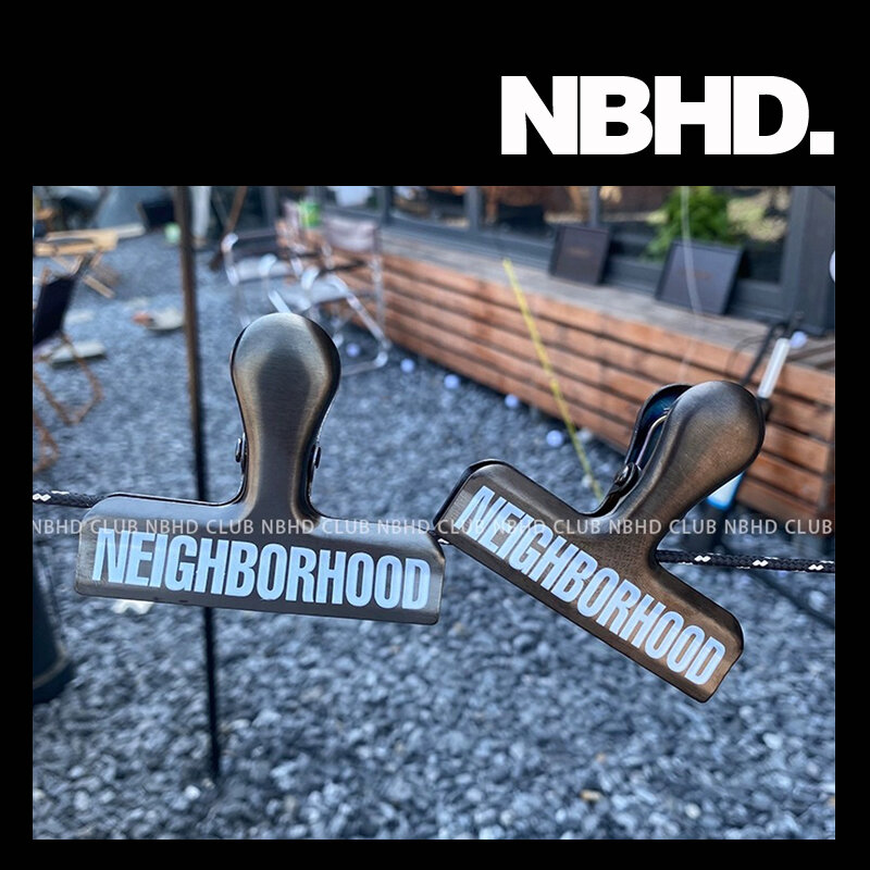 NBHD-abrazadera de sellado de Metal, Juego de 3 piezas, color negro