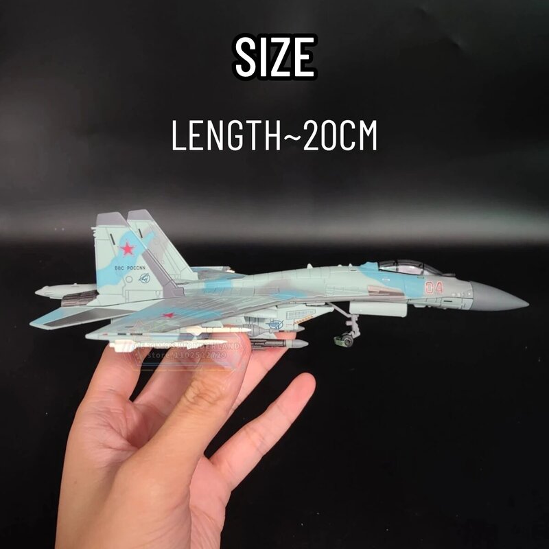 1/100 Sukhoi SU35 супер Фланкер Реплика модель боец военный масштаб самолета Самолет мировой войны Коллекционная Миниатюрная игрушка