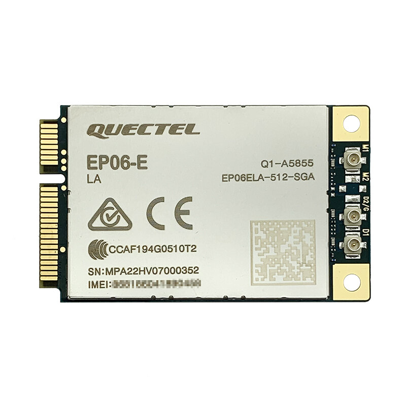 Quectel Ep06 EP06-E Mini Pcie Lte 4G Module B1/B3/B5/B7/B8/B20/B28/B32/B38/B40/B41 FDD-LTE/TDD-LTD Geavanceerde Cat6-module