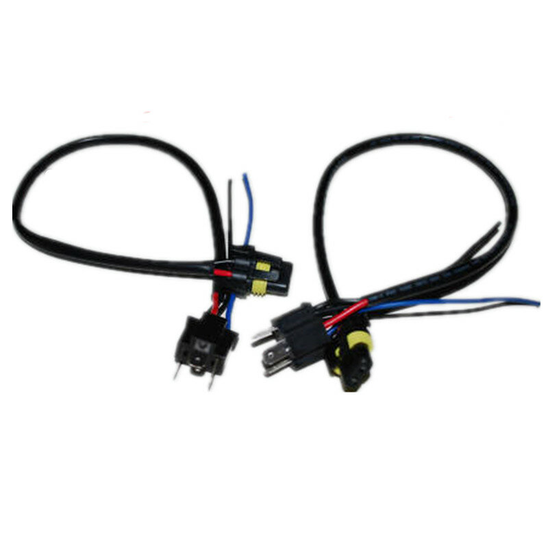 FStuning 10pcs Car-styling 9006 HB4 to H4 Wire Harness HID Xenon Power Cable Connector Ballast Socket HID Wiring relay Connector